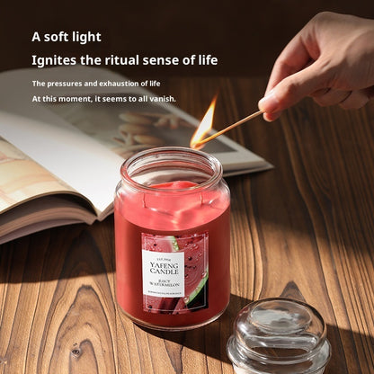 Christmas Best-Selling Large Jar 550g Candle Fragrance Essential Oil Smoke-Free Soy Wax High-End Gift