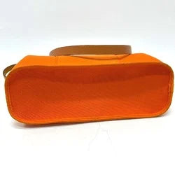 HERMES Cabas PM 2-Way Bag, Handbag, Tote Toile H, Women's, Orange