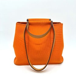 HERMES Cabas PM 2-Way Bag, Handbag, Tote Toile H, Women's, Orange