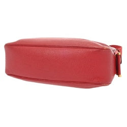 HERMES Hermes Sacoche Red □C stamp (circa 1999) Women's Buffle Skipper Tote Bag B Rank Used Ginzo