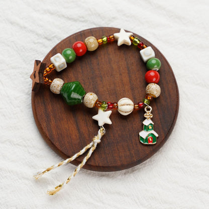 New Best-selling Christmas Bracelet And Beaded Necklace Small Decorative Gift