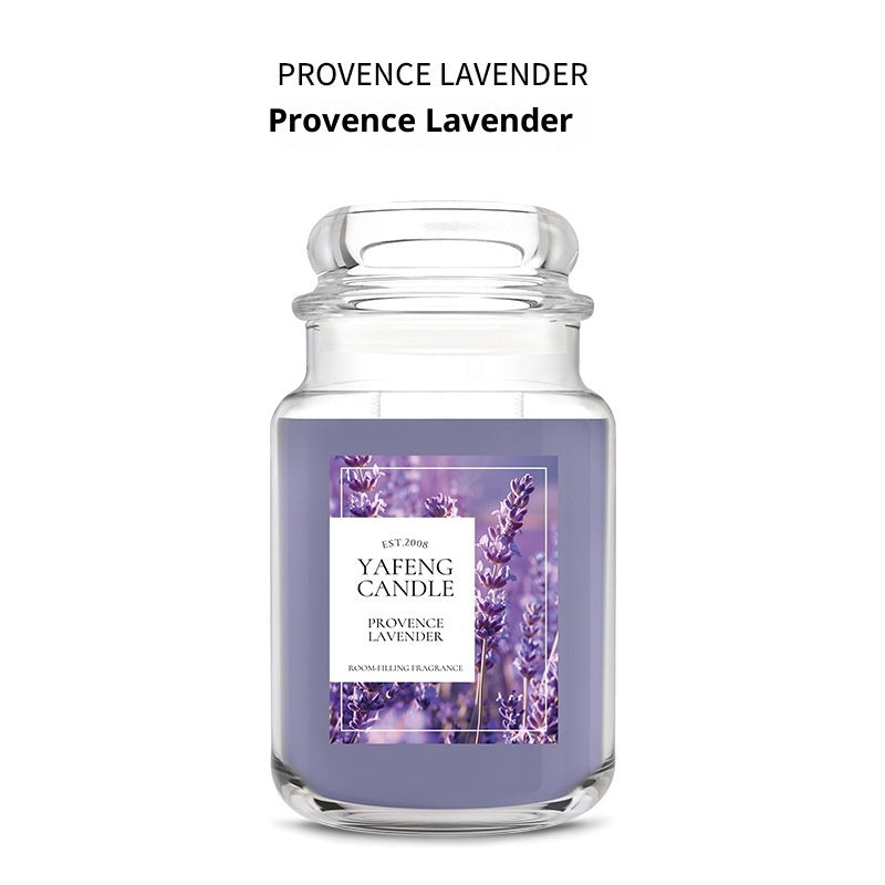 Christmas Best-Selling Large Jar 550g Candle Fragrance Essential Oil Smoke-Free Soy Wax High-End Gift