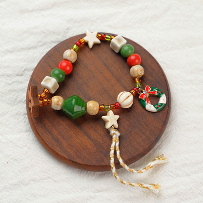 New Best-selling Christmas Bracelet And Beaded Necklace Small Decorative Gift