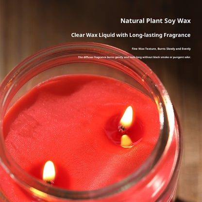Christmas Best-Selling Large Jar 550g Candle Fragrance Essential Oil Smoke-Free Soy Wax High-End Gift