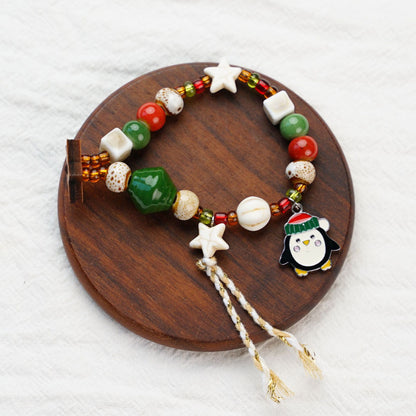 New Best-selling Christmas Bracelet And Beaded Necklace Small Decorative Gift