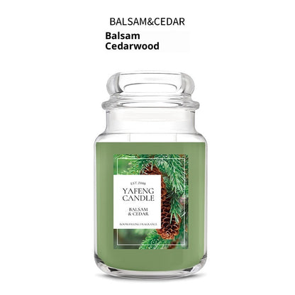 Christmas Best-Selling Large Jar 550g Candle Fragrance Essential Oil Smoke-Free Soy Wax High-End Gift