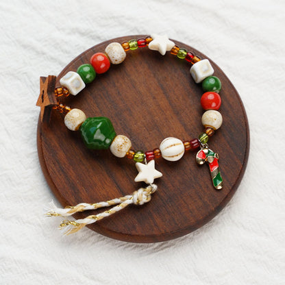 New Best-selling Christmas Bracelet And Beaded Necklace Small Decorative Gift