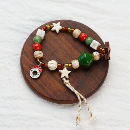 New Best-selling Christmas Bracelet And Beaded Necklace Small Decorative Gift