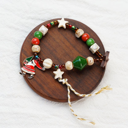 New Best-selling Christmas Bracelet And Beaded Necklace Small Decorative Gift
