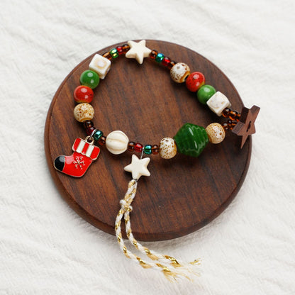 New Best-selling Christmas Bracelet And Beaded Necklace Small Decorative Gift