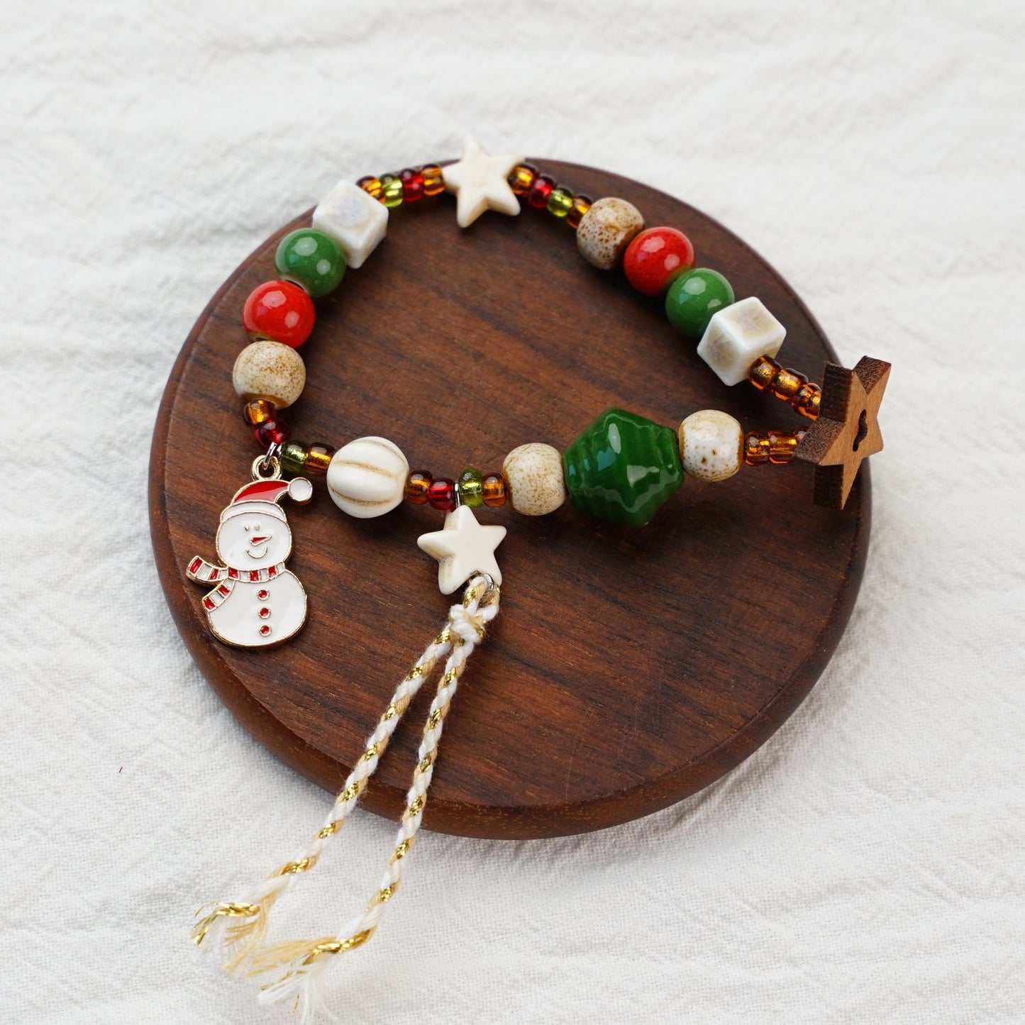 New Best-selling Christmas Bracelet And Beaded Necklace Small Decorative Gift