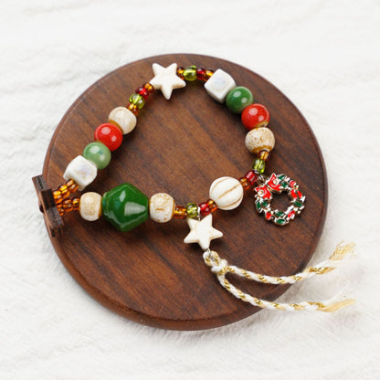 New Best-selling Christmas Bracelet And Beaded Necklace Small Decorative Gift