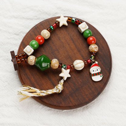 New Best-selling Christmas Bracelet And Beaded Necklace Small Decorative Gift
