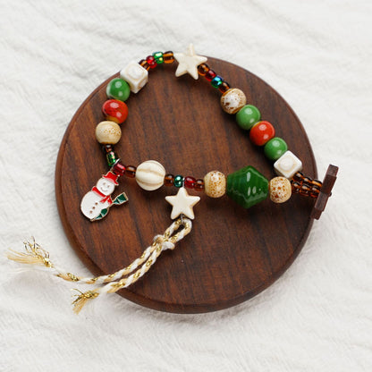 New Best-selling Christmas Bracelet And Beaded Necklace Small Decorative Gift